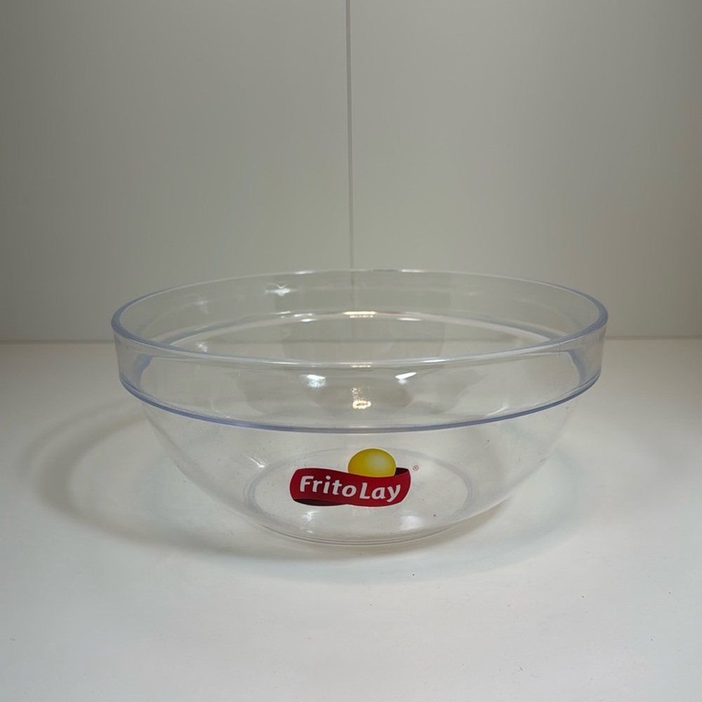 NWOT Plastic FritoLay Chip Bowl Approximately 9” wide by 4” deep